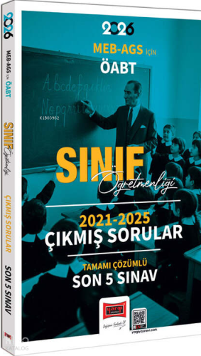 Yargı Yayınları 2026 MEB - AGS İçin ÖABT Sınıf Öğretmenliği 2021-2025 Tamamı Çözümlü Son 5 Sınav Çıkmış Sorular