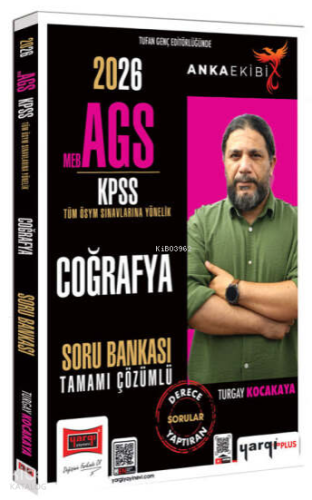 Yargı Yayınları 2026 MEB-AGS KPSS Anka Ekibi Tamamı Çözümlü Coğrafya Soru Bankası