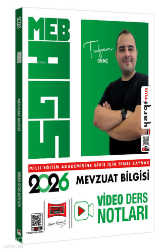 Yargı Yayınları 2026 MEB-AGS Mevzuat Bilgisi Video Ders Notları | Tufa