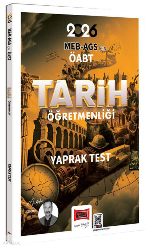 Yargı Yayınları 2026 MEB-AGS ÖABT Tarih Öğretmenliği Yaprak Test | Mus