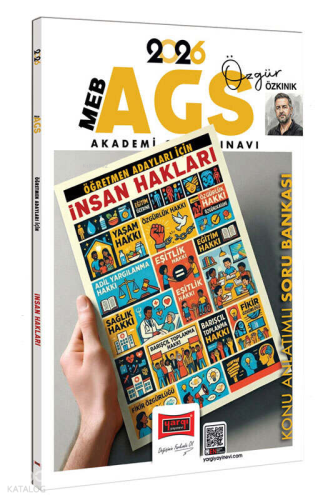 Yargı Yayınları 2026 MEB-AGS Öğretmen Adayları İçin İnsan Hakları Konu