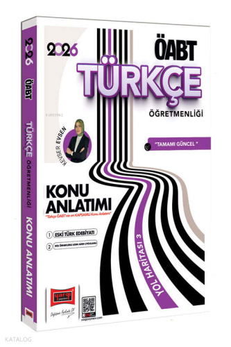 Yargı Yayınları 2026 ÖABT Türkçe Öğretmenliği Eski Türk Edebiyatı Konu Anlatımı Yol Haritası 3
