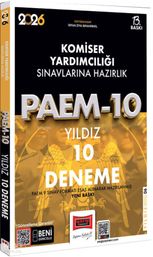 Yargı Yayınları 2026 PAEM Komiser Yardımcılığı Sınavlarına Hazırlık Yı