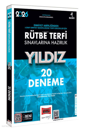 Yargı Yayınları 2026 Rütbe Terfi Sınavlarına Hazırlık Yıldız 20 Deneme