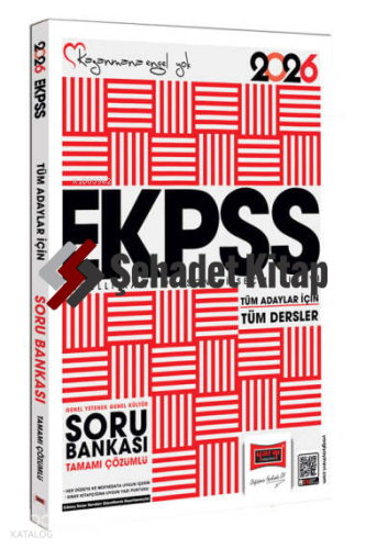 Yargı Yayınları 2026 Tüm Adaylar İçin EKPSS GK-GY Tüm Dersler Tamamı Çözümlü Soru Bankası