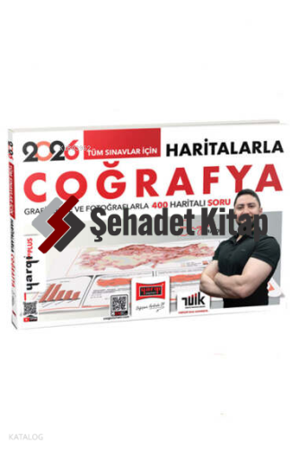 Yargı Yayınları 2026 Tüm Sınavlar İçin Haritalarla Coğrafya Grafiklerle ve Fotoğraflarla 400 Haritalı Soru