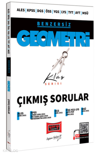 Yargı Yayınları ALES KPSS DGS ÖSS YGS LYS TYT AYT MSÜ Benzersiz Geometri Çıkmış Sorular