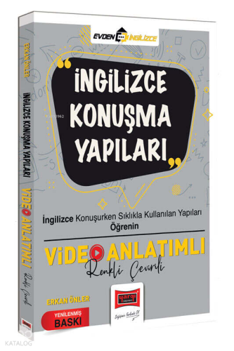 Yargı Yayınları İngilizce Konuşma Yapıları Video Anlatımlı Renkli Çevi