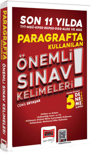 Yargı Yayınları KPSS DGS ALES TYT MSÜ EKPSS AGS Son 11 Yılda Paragraft