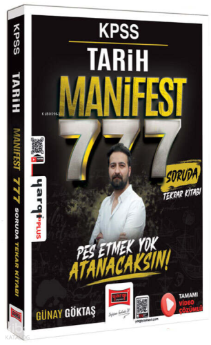 Yargı Yayınları KPSS Vatandaşlık Manifest Serisi 777 Soruda Tamamı Vid