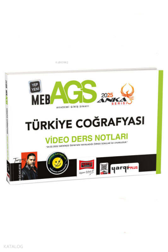 Yargı Yayınları MEB-AGS Anka Serisi Türkiye Coğrafyası Video Ders Notları