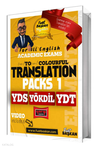 Yargı Yayınları Tüm İngilizce Akademik Sınavlar İçin Çeviri Fasikülleri Gramer Özeti Çeviri İpuçları Translation Packs 1 (Elemantary);İçin Çeviri Fasikülleri Gramer Özeti Çeviri İpuçları Translation Packs 1 (Elemantary)