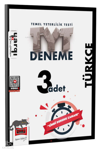 Yargı Yayınları TYT Türkçe 3 Deneme Sınavı | Kolektif | Yargı Yayınevi
