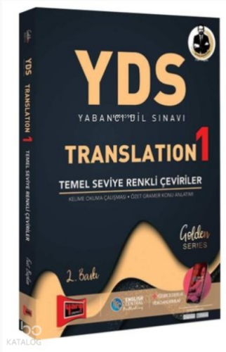 Yargı Yayınları YDS Yabancı Dil Sınavı Translation 1 Temel Seviye Renk
