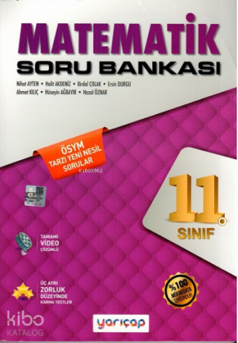 Yarı Çap 11.Sınıf S.B. Matematik - 2021 | Kolektif | Çap Yayınları