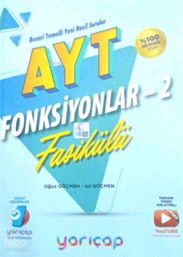 Yarı Çap Yks Ayt Fasikülleri Fonksiyonlar 2022