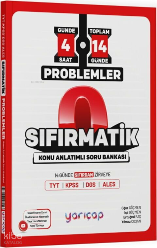 YarıÇap Yayınları TYT Problemler Sıfırmatik Konu Anlatımı Soru Bankası