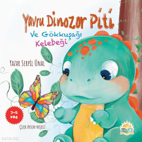 Yavru Dinozor Piti ve Gökkuşağı Kelebeği