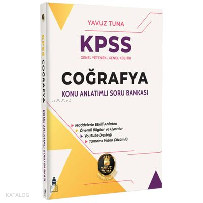 Yavuz Tuna KPSS Coğrafya Konu Anlatımlı Soru Bankası