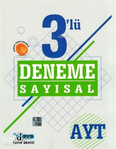 Yayın Denizi Ayt Pro Deneme 3 Lü  Sayısal - 2021