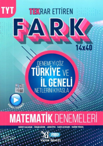 Yayın Denizi Tyt Pro Fark Deneme Matematik - 2021 | Kolektif | Yayın D