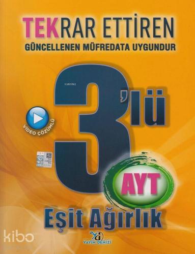 Yayın Denizi Yayınları AYT Eşit Ağırlık Tekrar Ettiren 2020 Özel 3 lü 