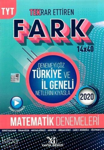Yayın Denizi Yayınları TYT Matematik Fark Tekrar Ettiren 14 x 40 Denem