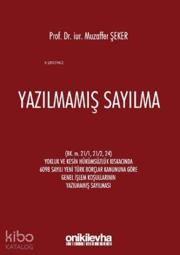 Yazılmamış Sayılma