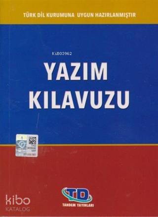 Yazım Kılavuzu | Kolektif | Tandem Yayınları