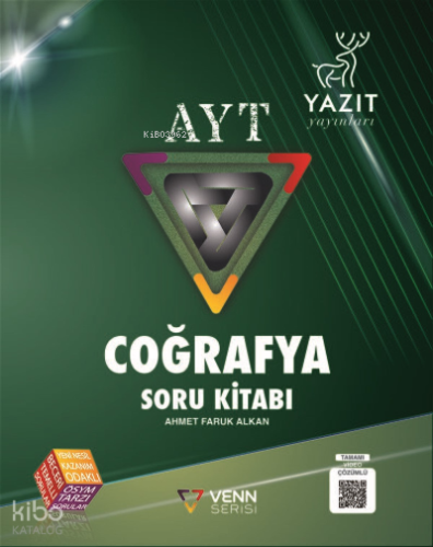 Yazıt Venn Serisi Yks Ayt Coğrafya Soru Kitabı *Yeni*