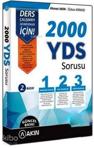 YDS 2000 Sorusu Soru Bankası 2014; Ders Çalışmayı Sevmeyenler İçin | A