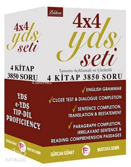 YDS 4x4 Tamamı Çözümlü Soru Bankası Seti 2016