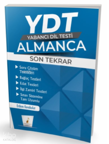 YDT Almanca Son Tekrar
