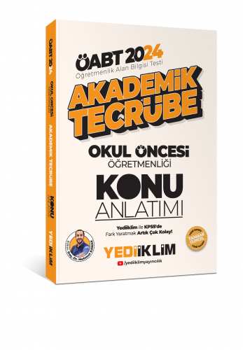 Yediiklim 2024 ÖABT Akademik Tecrübe Okul öncesi Öğretmenliği Konu Anlatımı