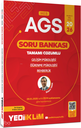 Yediiklim 2026 MEB AGS Gelişim Psikolojisi Öğrenme Psikolojisi ve Rehb