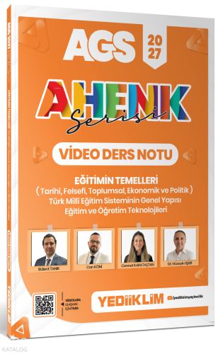 Yediiklim 2027 AGS Ahenk Serisi Eğitimin Temelleri ve Temel Kavramlar,