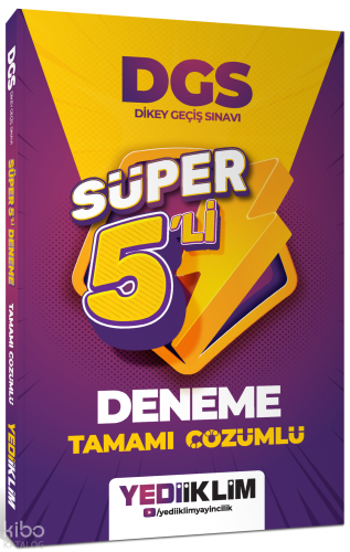 Yediiklim 2027 DGS Tamamı Çözümlü Süper 5'li Deneme | Kolektif | Yedii
