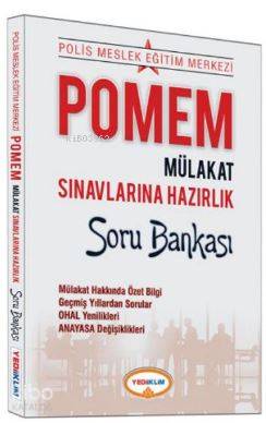 Yediiklim POMEM Mülakat Sınavlarına Hazırlık Soru Bankası