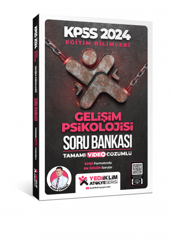 Yediiklim Yayınları 2024 Eğitim Bilimleri Atölye Serisi Gelişim Psikolojisi Tamamı Video Çözümlü Soru Bankası