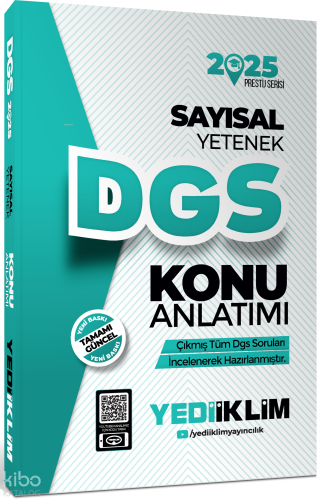 Yediiklim Yayınları 2025 DGS Sayısal Yetenek Konu Anlatımı