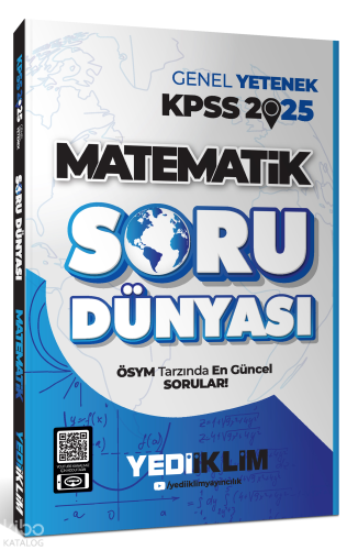 Yediiklim Yayınları 2025 Genel Kültür Matematik Soru Dünyası