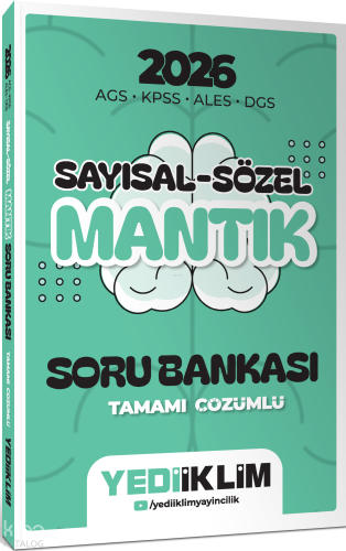 Yediiklim Yayınları 2026 AGS KPSS ALES DGS Sayısal Sözel Mantık Tamamı