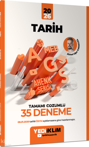 Yediiklim Yayınları 2026 Meb-Ags Ahenk Tarih Tamamı Çözümlü 35 Deneme 