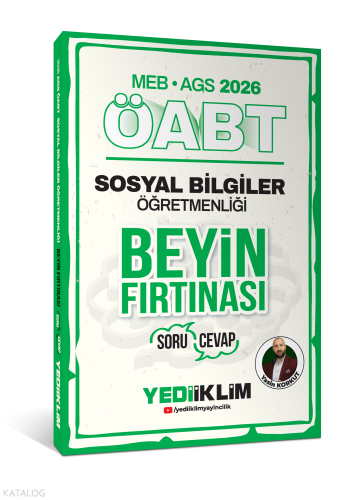 Yediiklim Yayınları 2026 MEB AGS ÖABT Sosyal Bilgiler Öğretmenliği Bey
