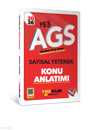 Yediiklim Yayınları 2026 MEB AGS Sayısal Yetenek Konu Anlatımı | Kolek