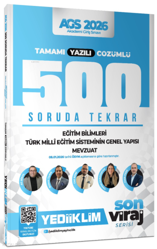 Yediiklim Yayınları 2026 Yeni AGS Son Viraj Serisi Eğitim Bil.-Türk Mi