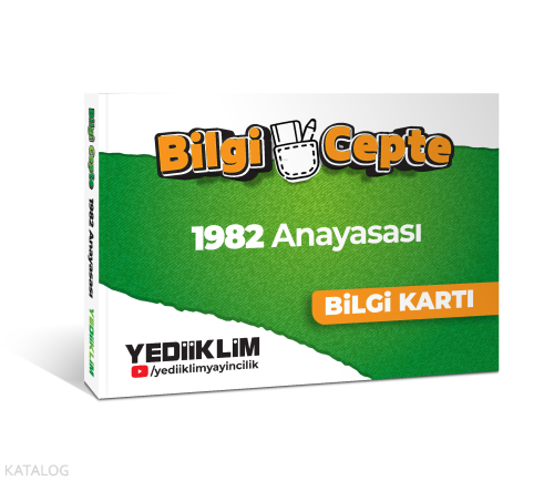 Yediiklim Yayınları Bilgi Cepte 1982 Anayasası Bilgi Kartı (Soru-Cevap)