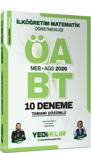 Yediiklim Yayınları MEB AGS ÖABT 2026 İlköğretim Matematik Öğretmenliğ