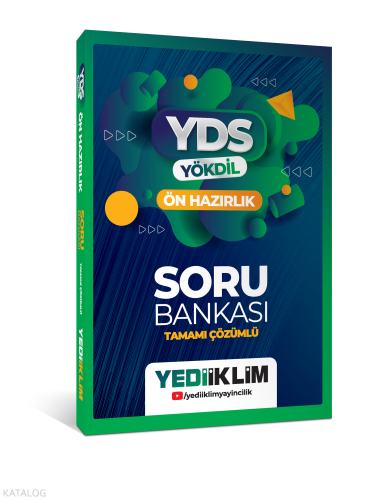 Yediiklim Yayınları YDS YÖKDİL Ön Hazırlık Tamamı Çözümlü Soru Bankası