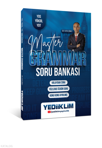 Yediiklim Yayınları YDS YÖKDİL YDT Master Grammar Soru Bankası | Fatih